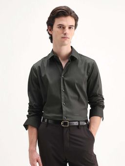 Rare Rabbit - Men Holla-26 Olive Primary Shirt