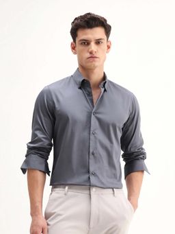 Rare Rabbit - Men Como-26 Grey Dusky Shirt