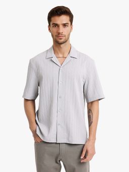 Rare Rabbit - Men Mirtilo Grey Shirt