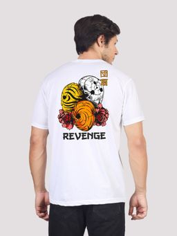 Greylongg - White Comfortable Men Round Neck T-Shirt