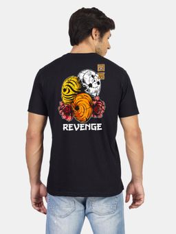 Greylongg - Black Comfortable Men Round Neck T-Shirt