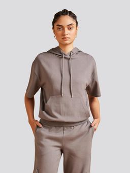 Muvazo - Silver Mist Hoody Top