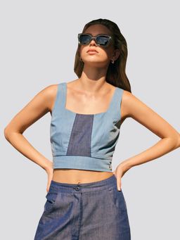 Muvazo - Urbanite Blocking Crop Top