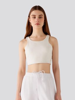 Muvazo - Round Neck Tank - white