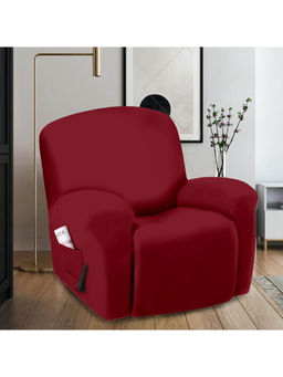 Cortina - Elastic Stretchable Polyester Solid Recliner Cover (1 Seater)