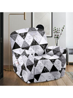 Cortina - Elastic Stretchable Polyester Printed Recliner Cover (1 Seater)
