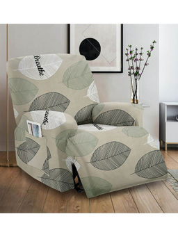 Cortina - Elastic Stretchable Polyester Printed Recliner Cover (1 Seater)