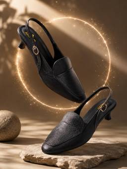 Aroom - Women Black Elegant Sandal Heels