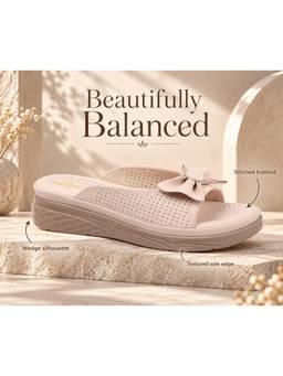 Aroom - Women Cream Trendy Sandals