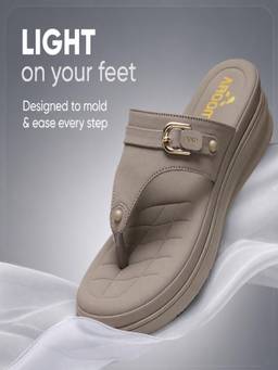 Aroom - Women Grey Platform Sandals