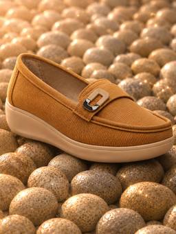 Aroom - Tan Stylish Comfort Loafers for Women