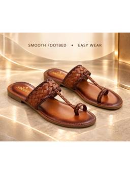 Aroom - Step Into Effortless Style With These Chic Flats - Tan