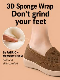 Aroom - Womens Brown Loafers - Comfortable Slip-On Casual And Office Wear Shoes