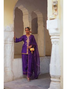 Baise Gaba - Purple Sandhya Kurta Salwar with Dupatta