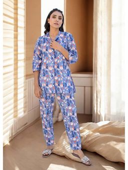 That Romeo - Aquarian - Cotton Lounge Shirt With Pant