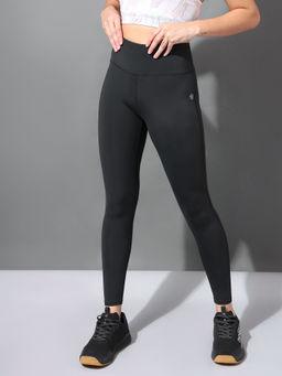CULT - Solid Print Active Tights-Black