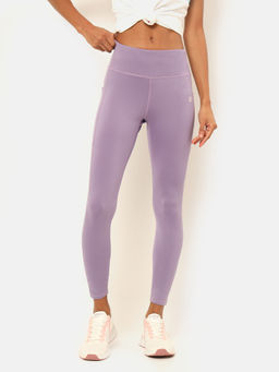 CULT - Absolute Fit Essential Lavender Tights with Pocket-Purple