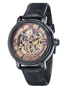 Earnshaw - Longcase Automatic Skeleton Rose Gold Round Dial Mens Watch - ES-8011-08