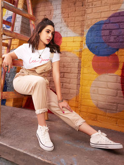 Lee - Womens White T-Shirt