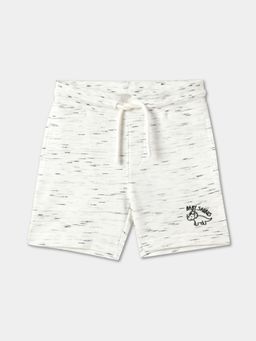 R&B - Ivory Printed Relaxed Boys Shorts