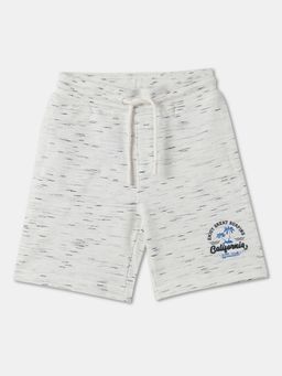 R&B - Off White Printed Relaxed Boys Shorts
