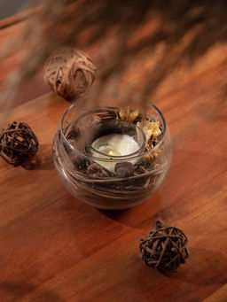 Twig & Twine - Nautica Decorative Bowl With Twig Candle