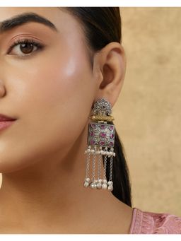 Indinoor - Kauri Oxidised Dangler Earrings