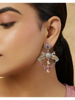 Indinoor - Elna Oxidised Dangler Earrings