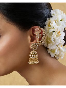 Indinoor - Jeevira Kundan Polki Ear Cuff