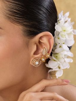 Indinoor - Zevrat Kundan Polki Studs