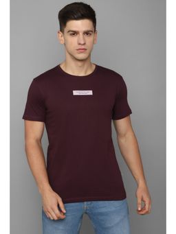 Louis Philippe - Maroon T-Shirt