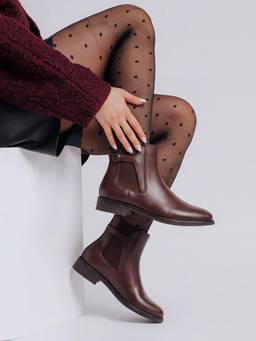 Yoho - Women Brown Buckle Boots