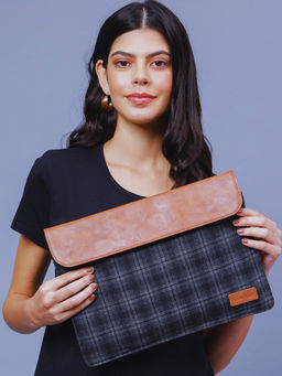 HAMELIN - Zeus Macbook Sleeve and Laptop Sleeve Slate Grey Twill