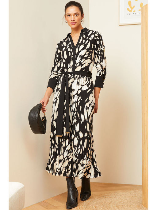 knee length dresses for ladies Endless Dream Midi Shirt Dress White / Xs main image 1