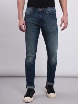 Lee - Men Blue Travis Tapered Fit Mid Rise Jeans