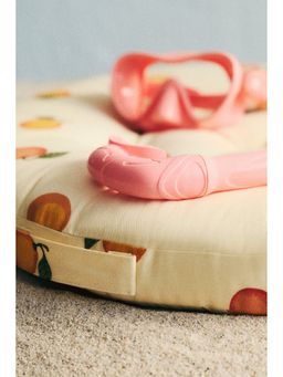 H&M - Unisex Yellow Printed floor cushion