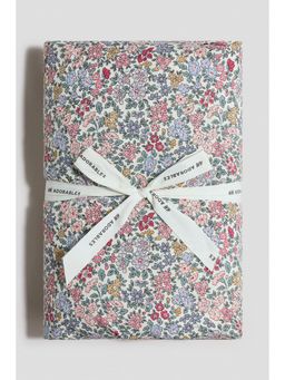 H&M - Unisex Multi-Color Frilled floral cotton valance