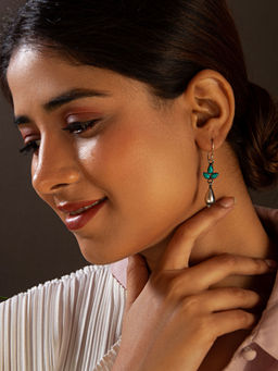 Neeta Boochra - 925 Sterling Silver Turquoise Gemstone Earring