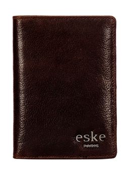 Eske - Caigo Leather Travel Passport Holder 7 Card Slots RFID