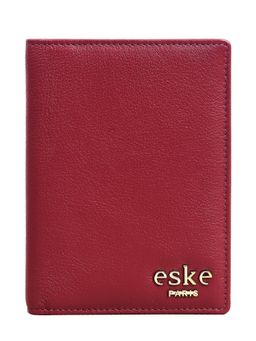 Eske - Tulip Leather Travel Passport Holder 3 Card Slots Slim