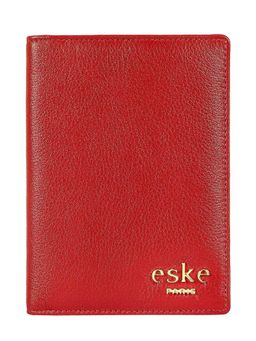 Eske - Tulip Leather Travel Passport Holder 3 Card Slots Slim