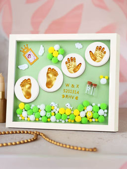 Gleevers - Mdf Photo Footprint Frame 12"- Green (10x12)