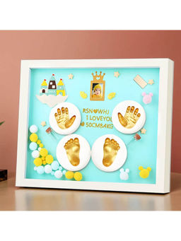 Gleevers - Mdf Photo Footprint Frame 12" - Blue (10x12)