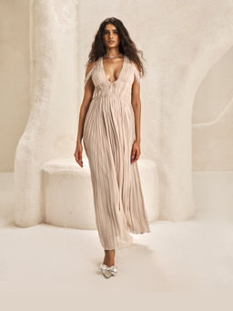 Nirmooha - Women Beige Cressida Gown