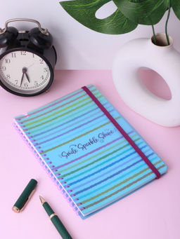 Doodle Collection - Bright Beam A5 Soft Wiro Bound Notebook