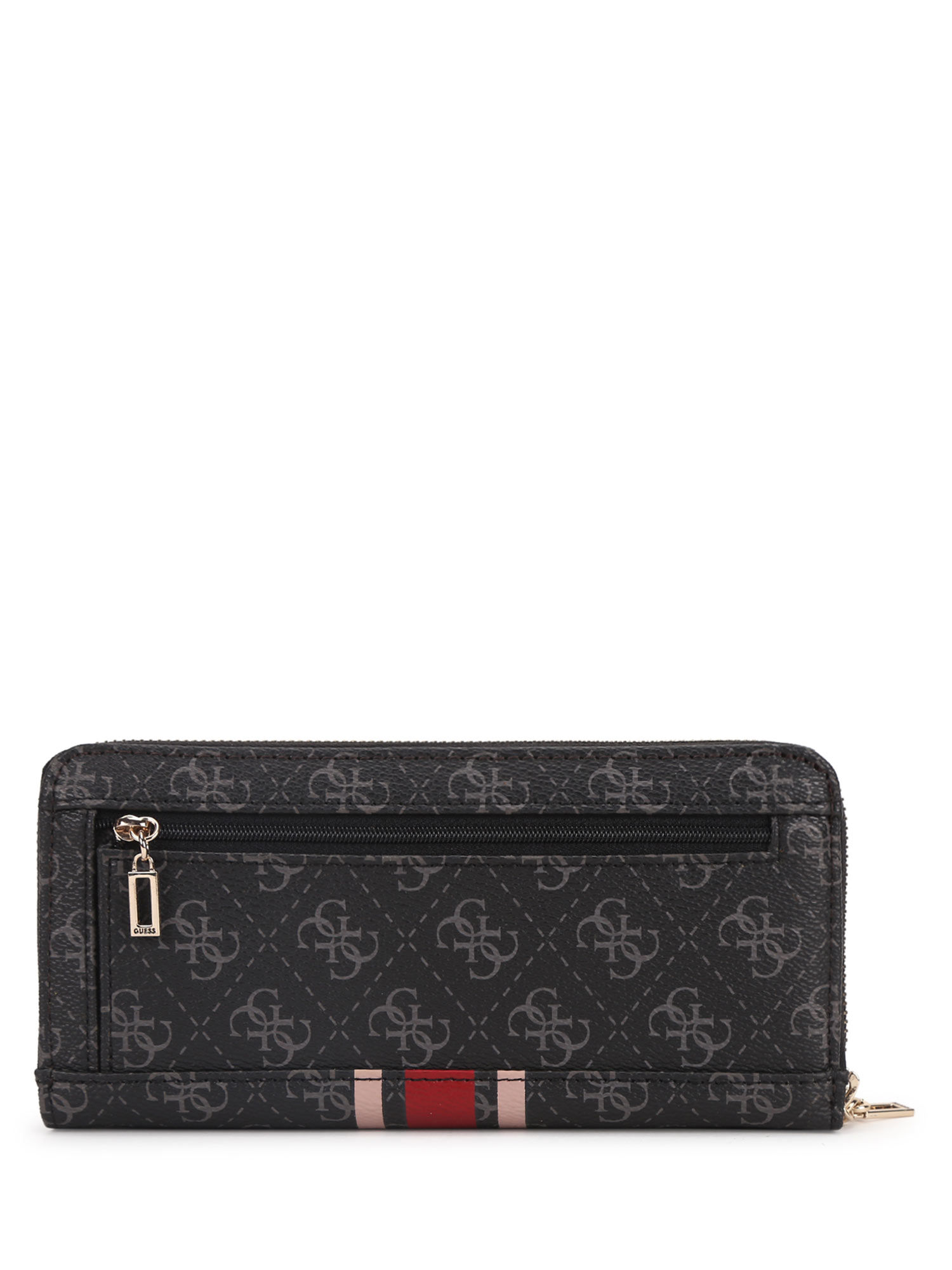 Buy Guess Grey Jensen Slg Large Zip Around Wallet Online