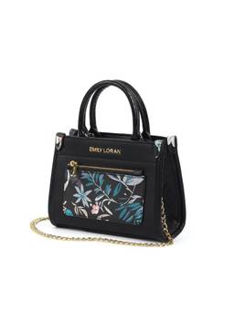 Emily Loran - Eden Mini Bag with Detachable Strap - Black