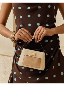 Emily Loran - Blaire Mini Bag with Detachable Strap- Beige