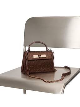 Aldo - Nikieta Brown Women's Handbag with Detachable Strap