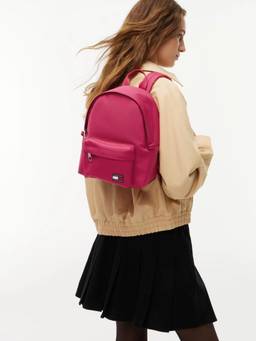 Tommy Hilfiger - Solid Pink Polyester Backpack